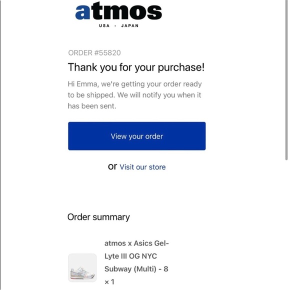 Atmos x Asics Gel Lyte ‘NYC Subway’ - Picture 13 of 13